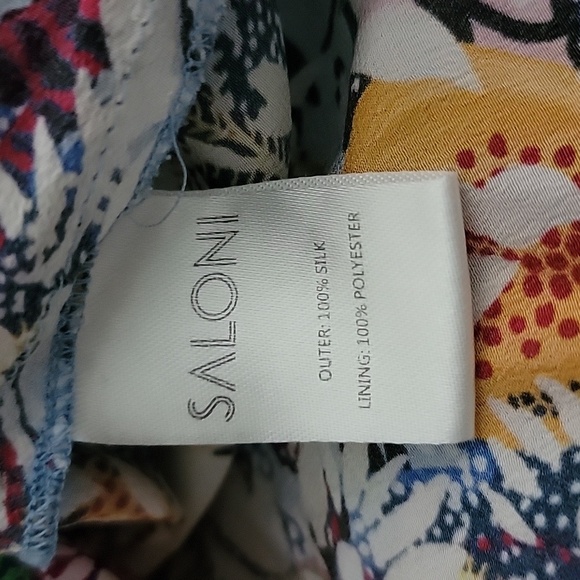 Saloni Holly Pink Margerite Midi Dress 8 - Picture 6 of 6